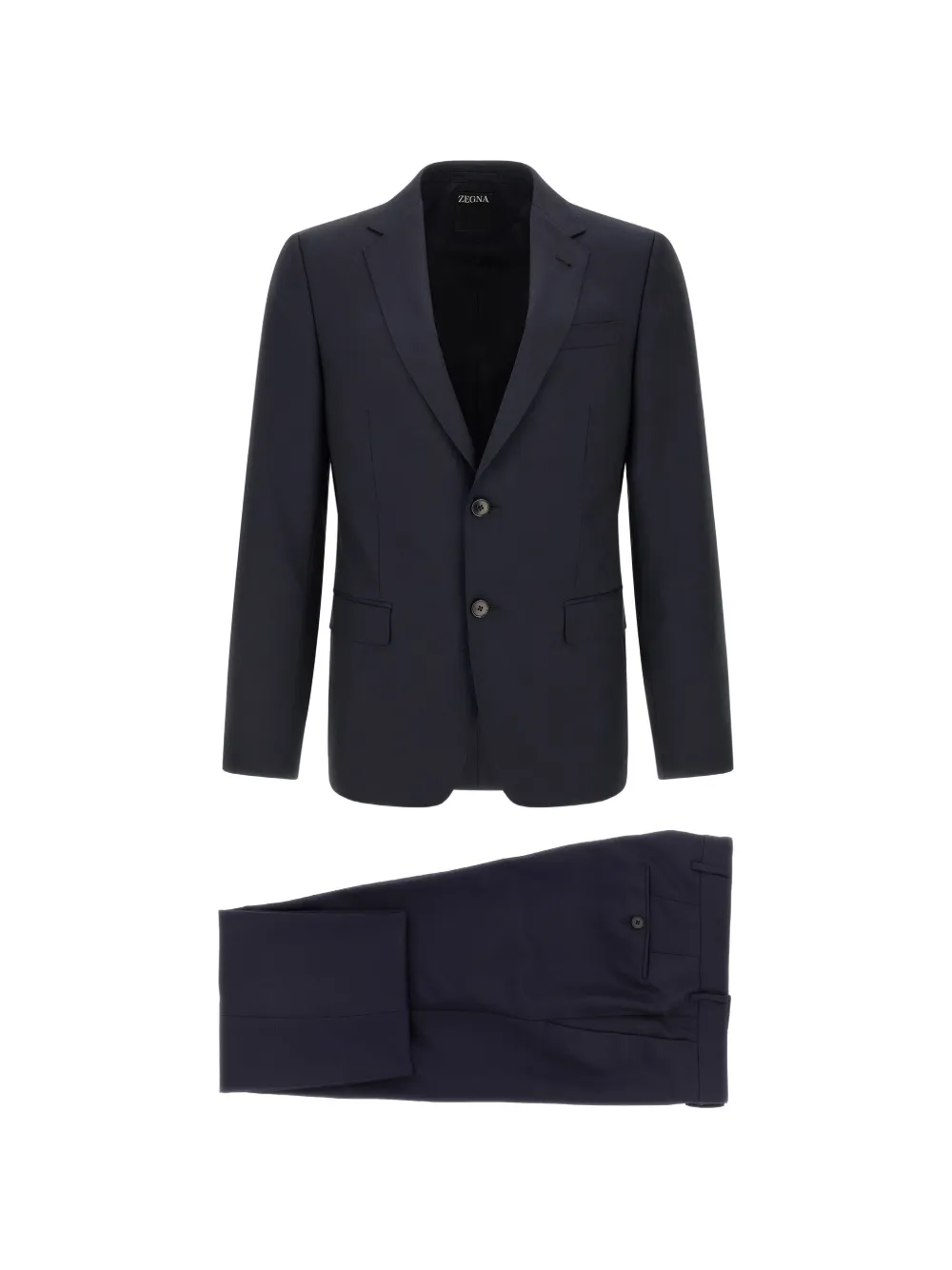 Zegna single-breasted suit - Blu