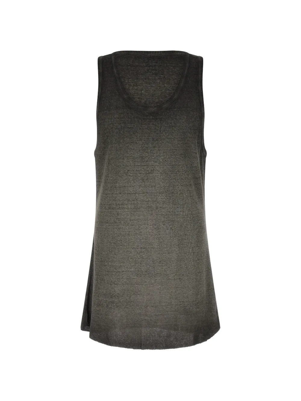 Thom Krom 947 ribbed tank top - Grigio