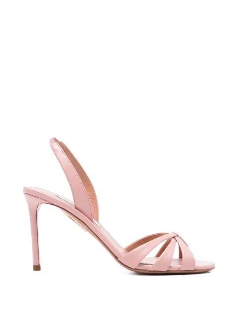 Aquazzura sandalias con tiras y nudo