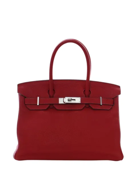 Hermès Pre-Owned Borsa a mano Birkin Retourne 30 in pelle Clemence 2012