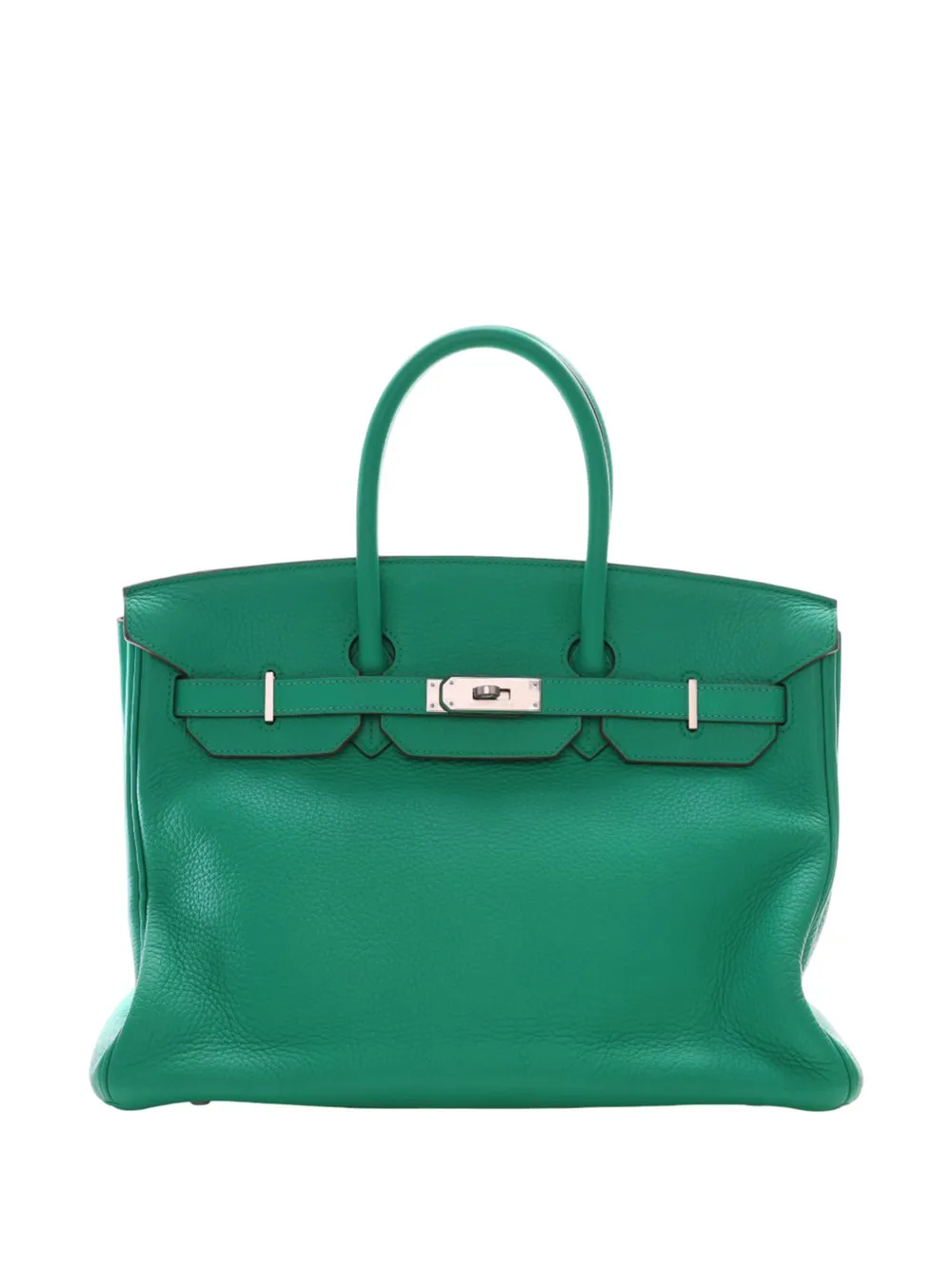 Hermès Pre-Owned 2012 Clemence Birkin Retourne 35 handbag - Verde