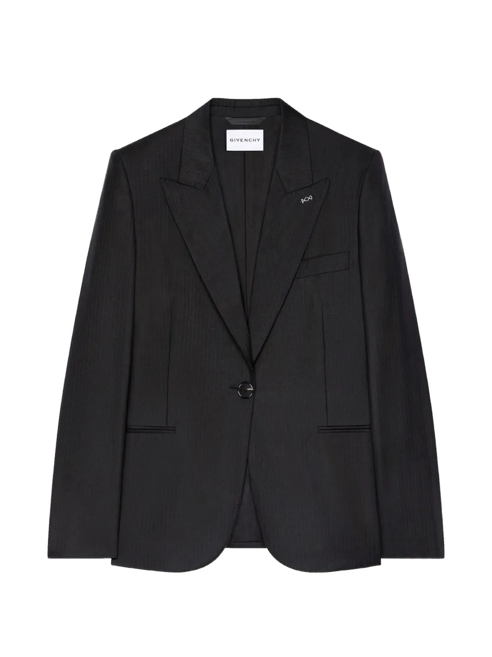 Givenchy single-breasted striped jacket in wool