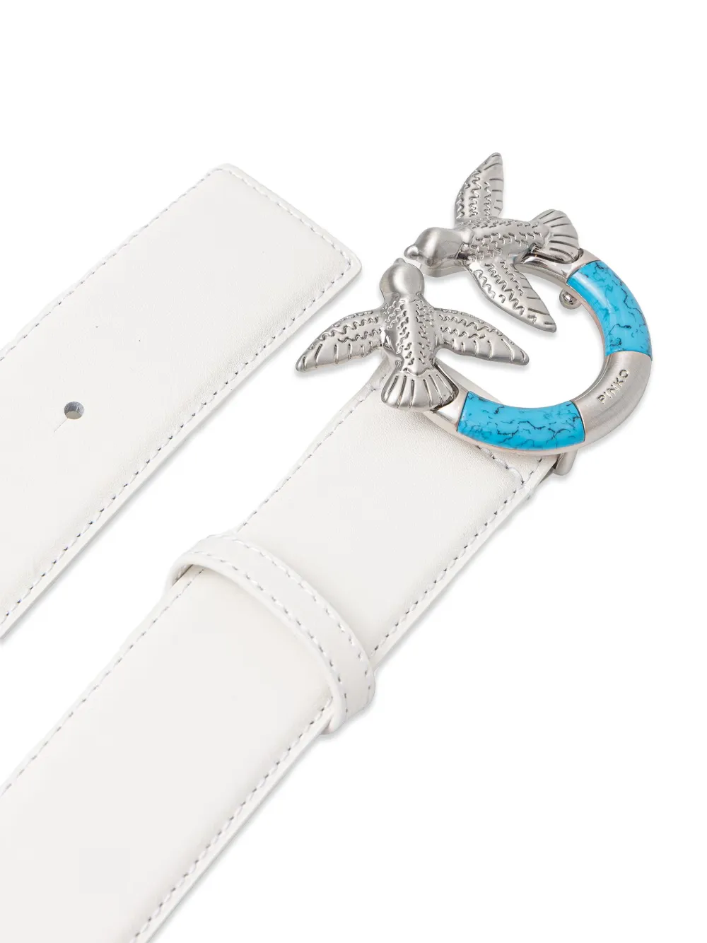 PINKO Love Berry riem Wit