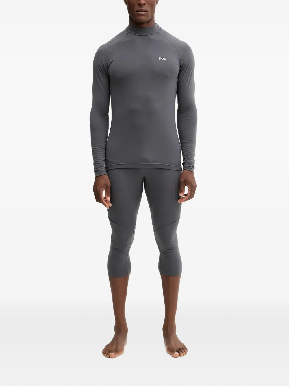 POC Legging met vlakken Grijs