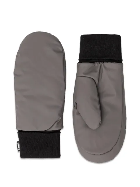 Rains Alta Puffer ribbed-cuff mittens