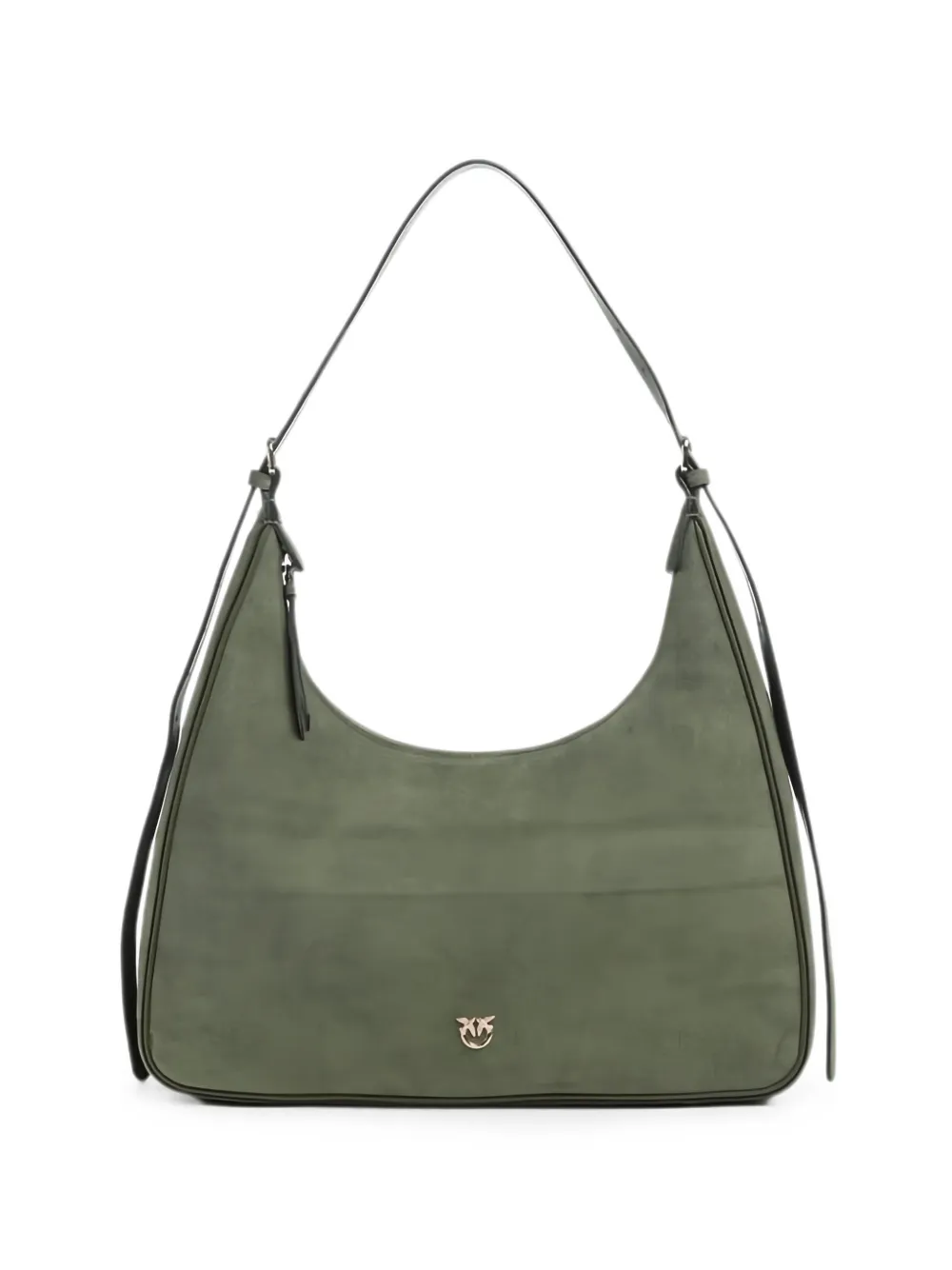 PINKO logo charm shoulder bag - Green