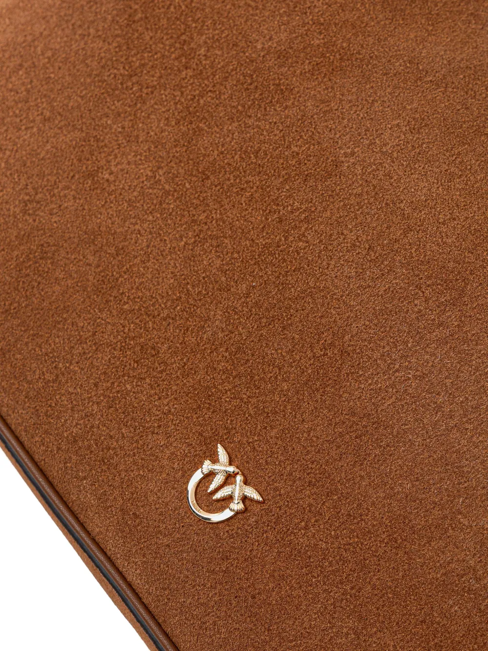PINKO Schoudertas met logopatch Bruin