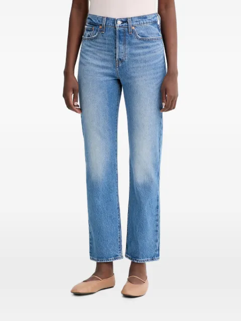 Levi's Wedgie faded-effect jeans