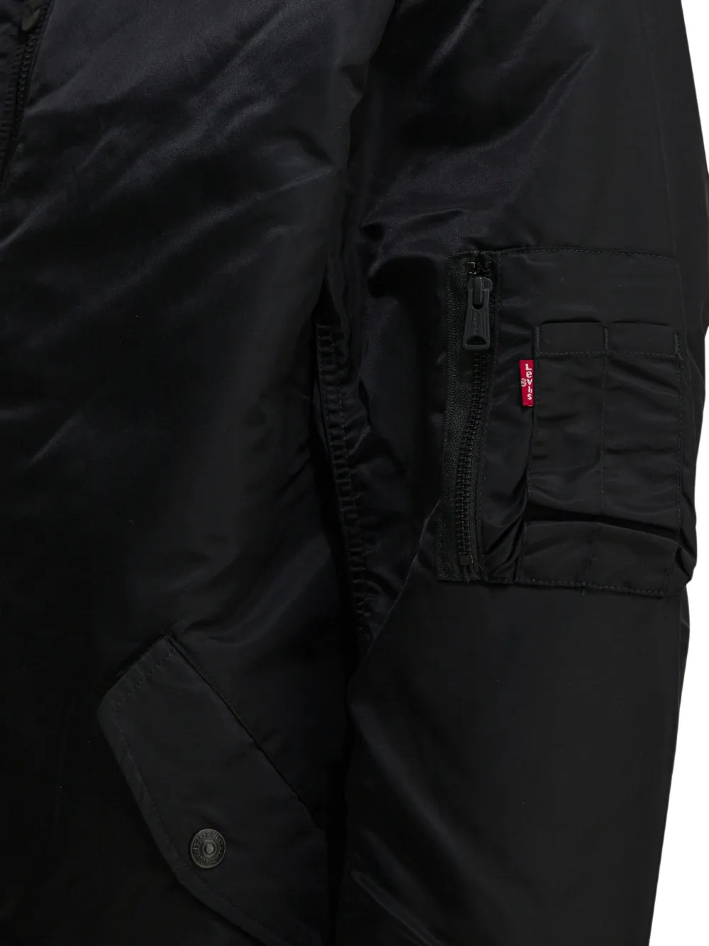 Levi's MA-1 bomberjack met rits Zwart