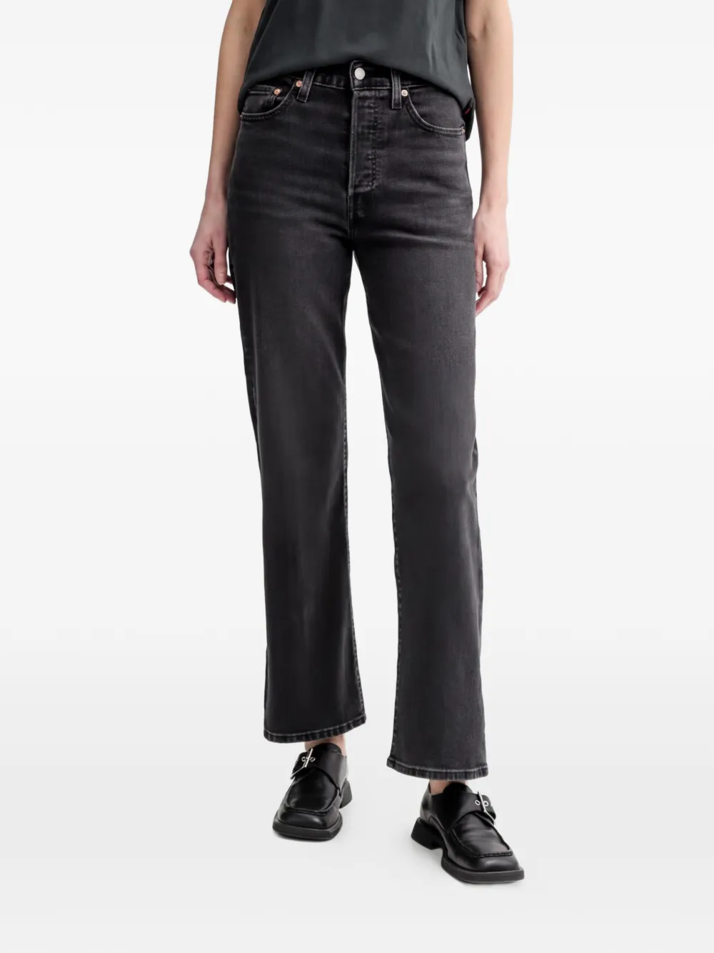 Levi's Ribcage denim jeans - Grigio