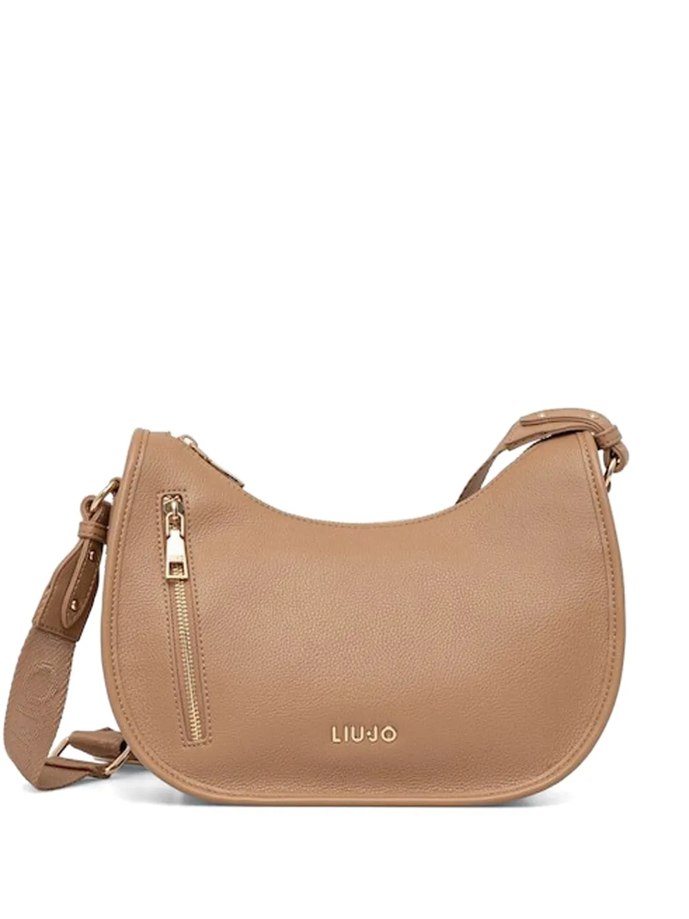 LIU JO zip logo crossbody bag - Toni neutri