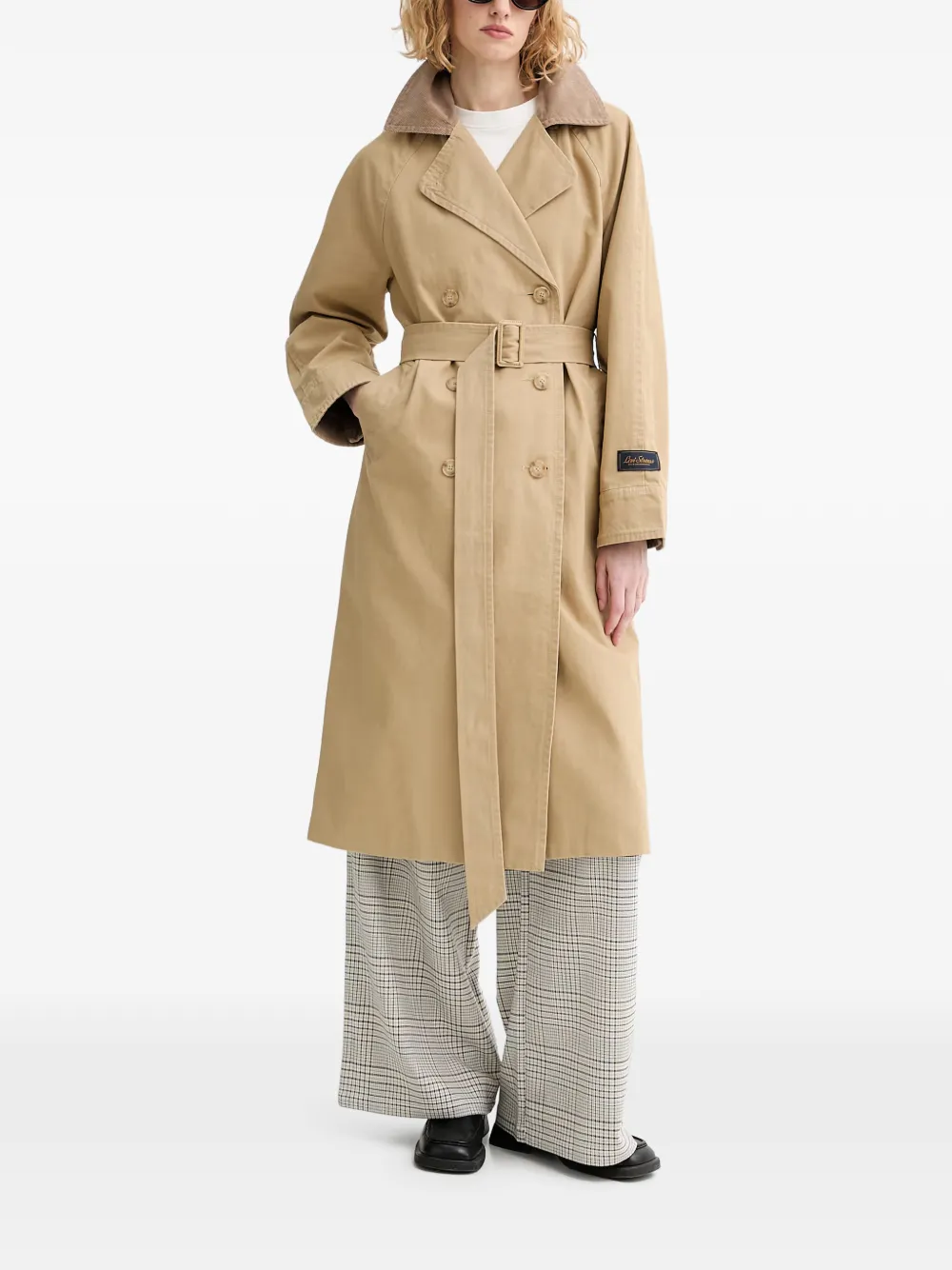 Levi's Jas met dubbele rij knopen Beige