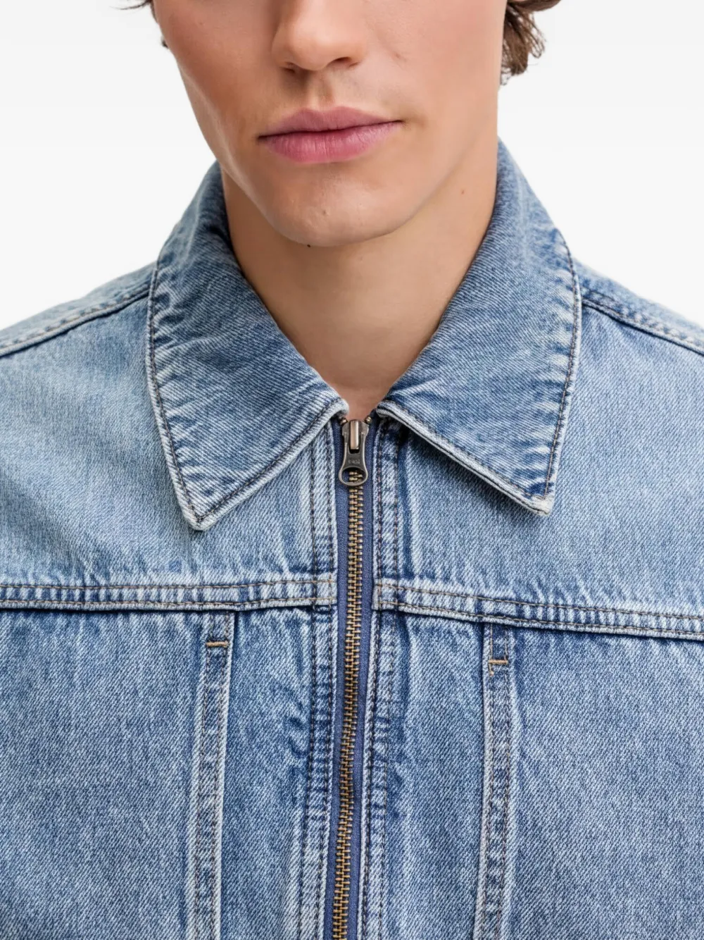 Levi's Janaai denim jack met rits Blauw
