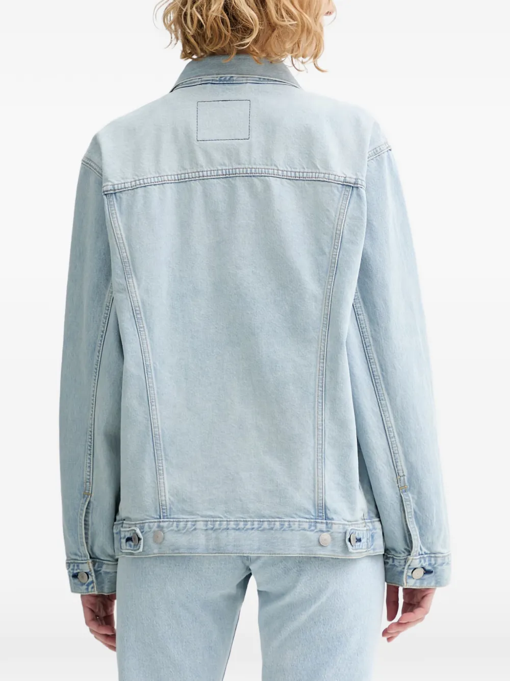 Levi's button-up denim jacket Blauw