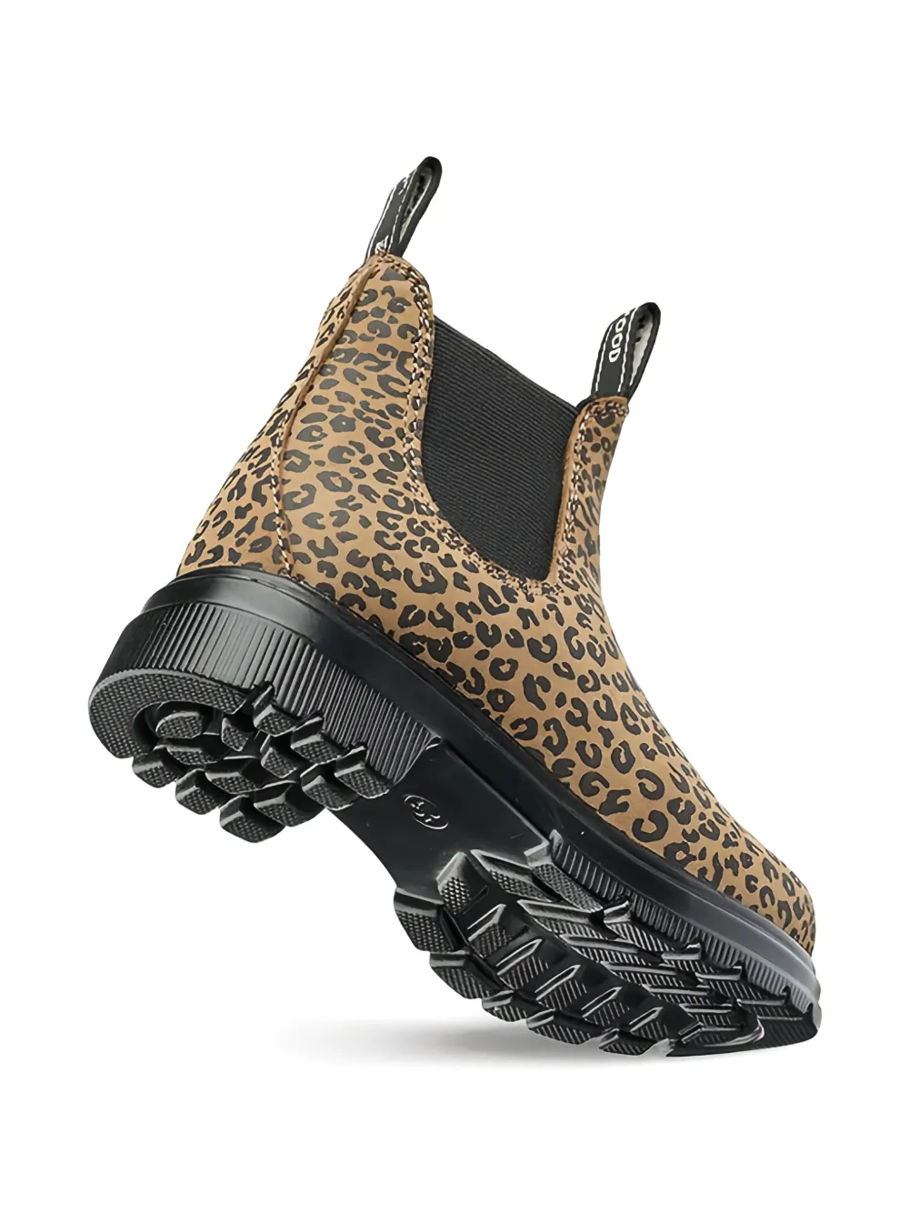 Liewood Leopard-print Pull-tab Boots In Brown