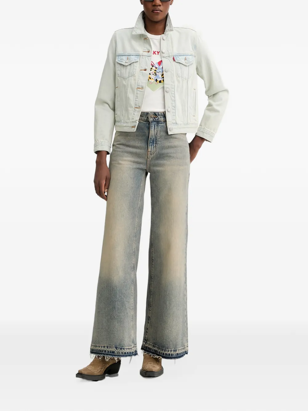 Levi's Spijkerjack met knopen Blauw