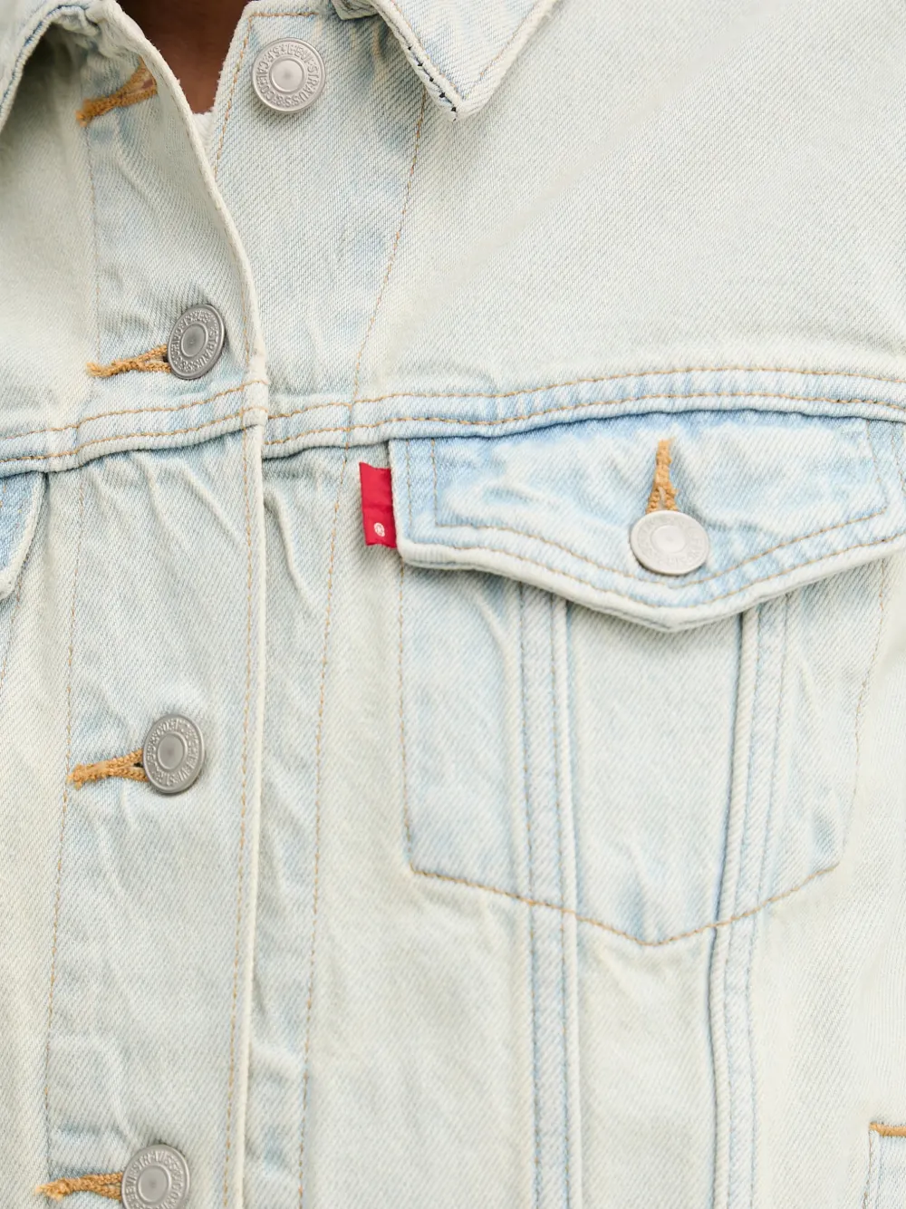 Levi's Spijkerjack met knopen Blauw