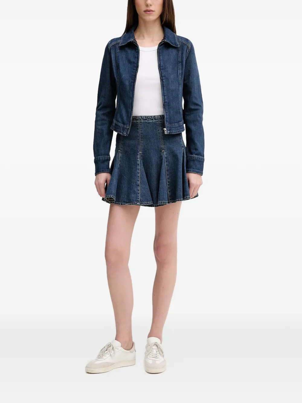 Levi's collared zip jacket Blauw