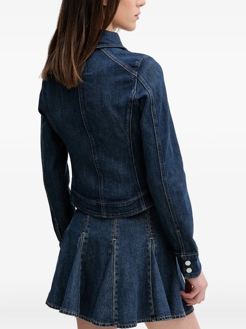 Levi's collared zip jacket Blauw