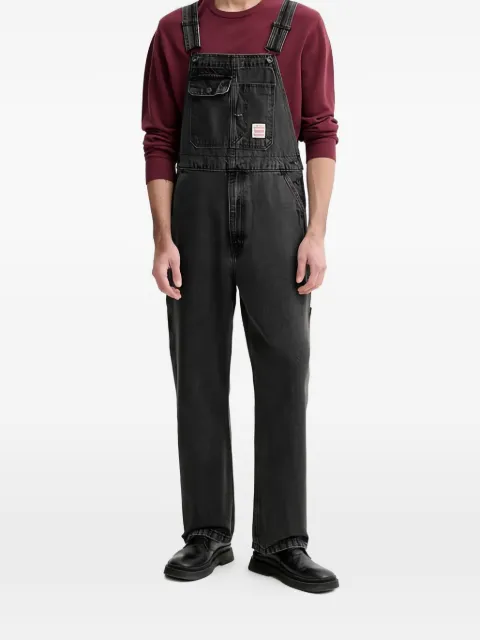Levi's patch-pocket denim overalls 