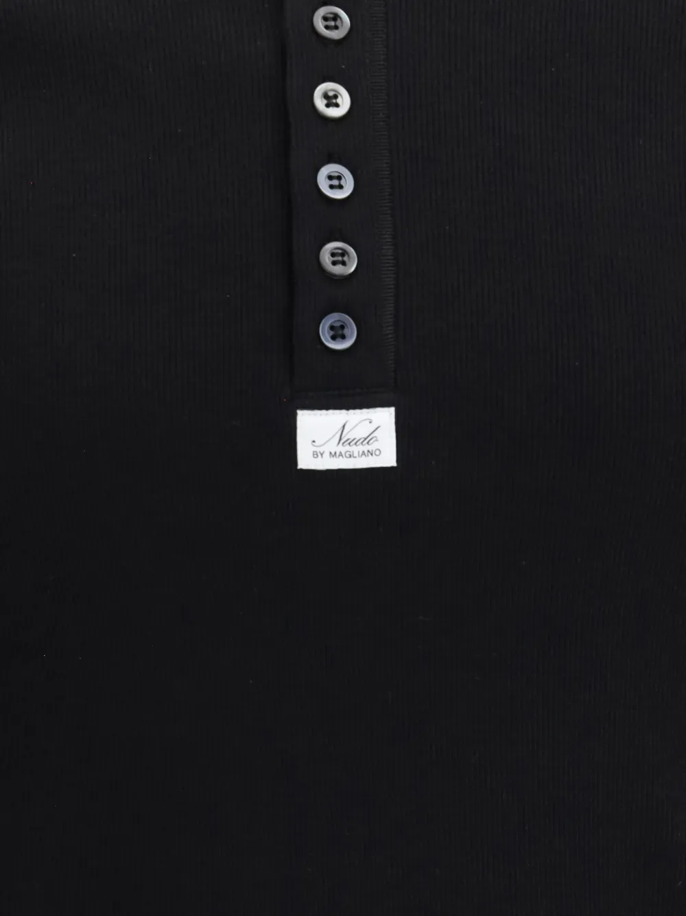  Magliano Buttoned T-shirt - Black 