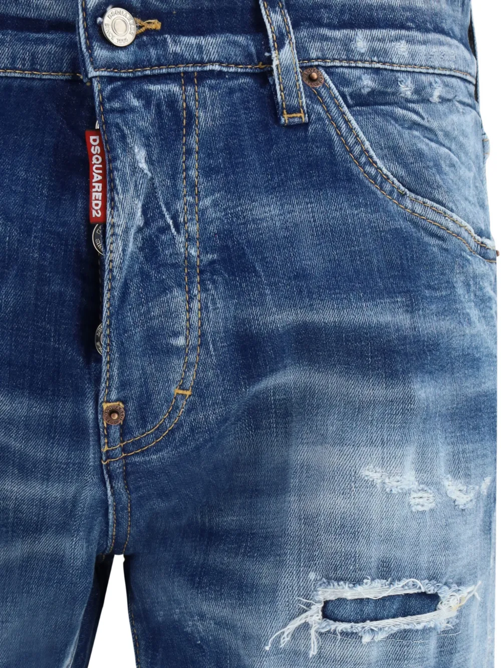 DSQUARED2 Gerafelde jeans Blauw
