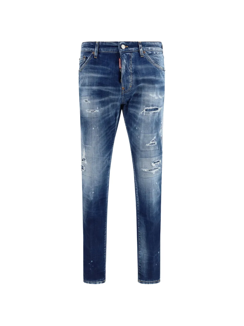 DSQUARED2 distressed jeans - Blau