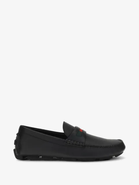 Gucci لوفر جلد