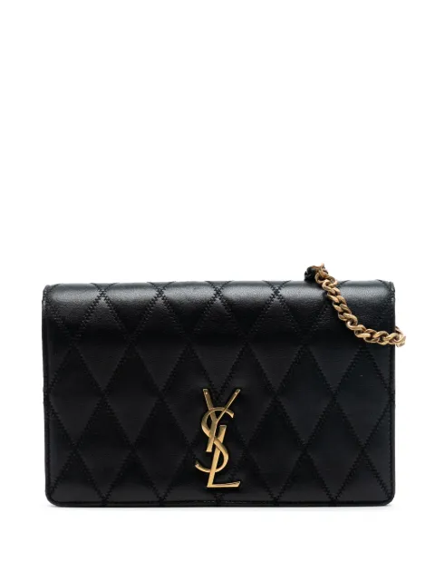 Saint Laurent Pre-Owned 2019 Diamond Quilted Lambskin Angie Chain Bag crossbody bag