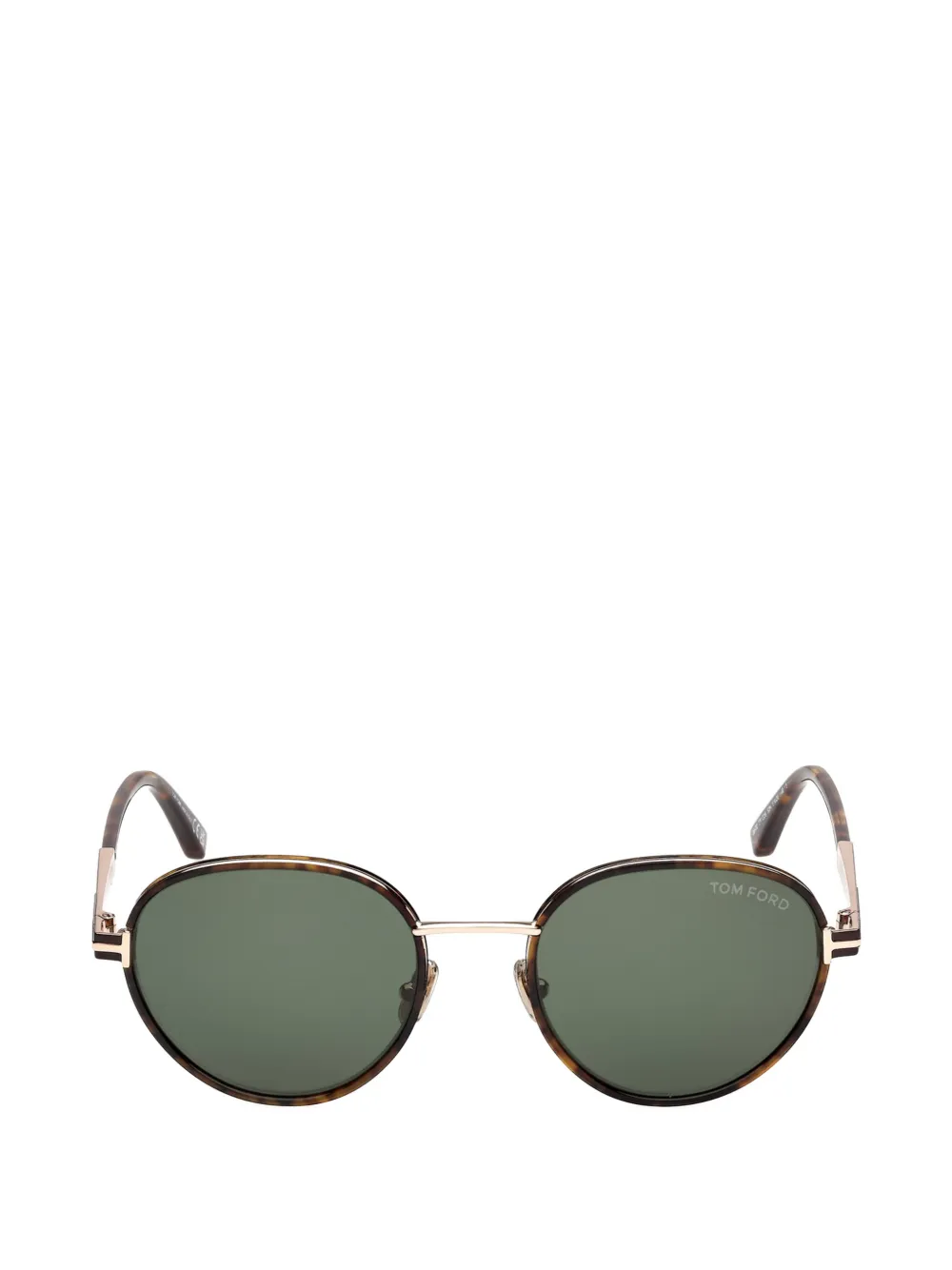 TOM FORD Eyewear round frame sunglasses - Marrone