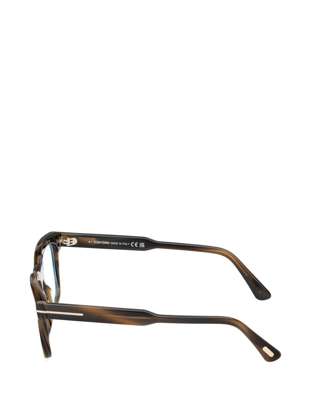 TOM FORD Eyewear Bril met vierkant montuur Bruin