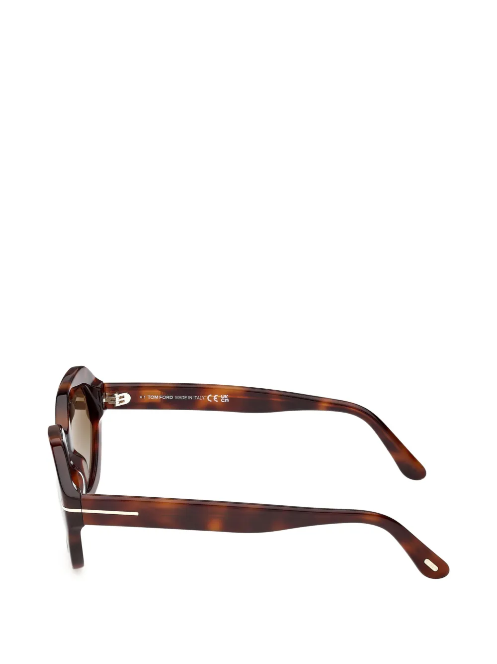  Tom Ford Eyewear Oval-frame Sunglasses - Brown 