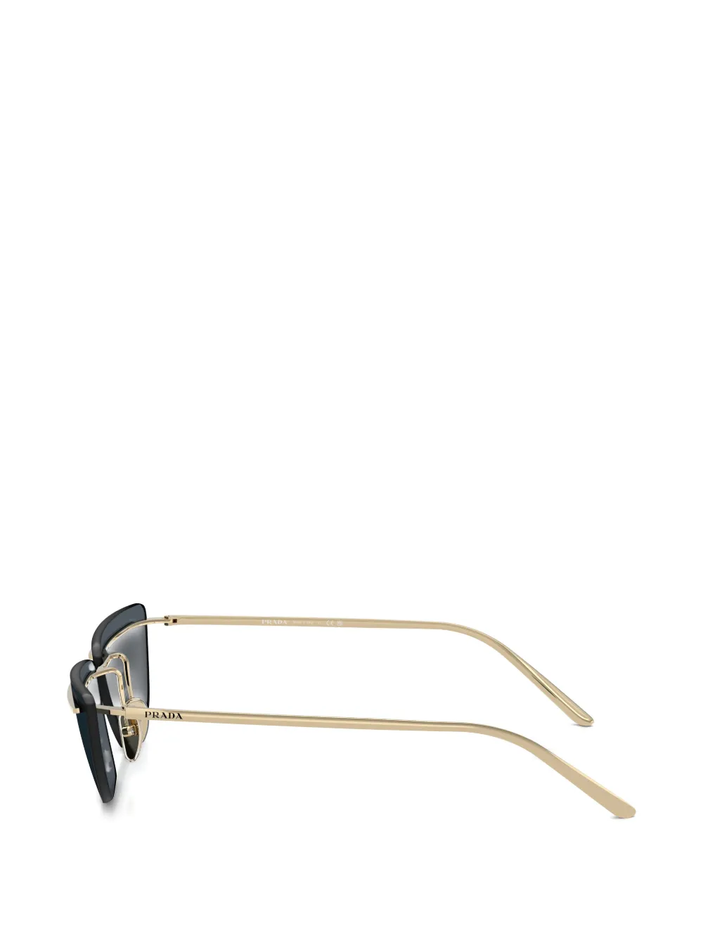 Prada Eyewear Zonnebril met cat-eye montuur Grijs