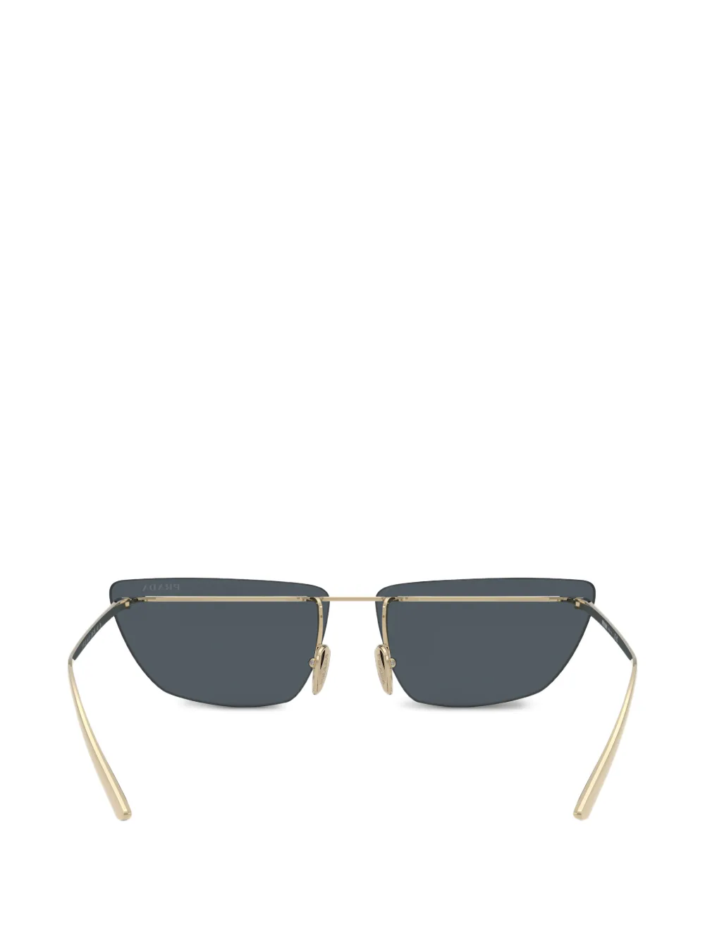 Prada Eyewear Zonnebril met cat-eye montuur Grijs