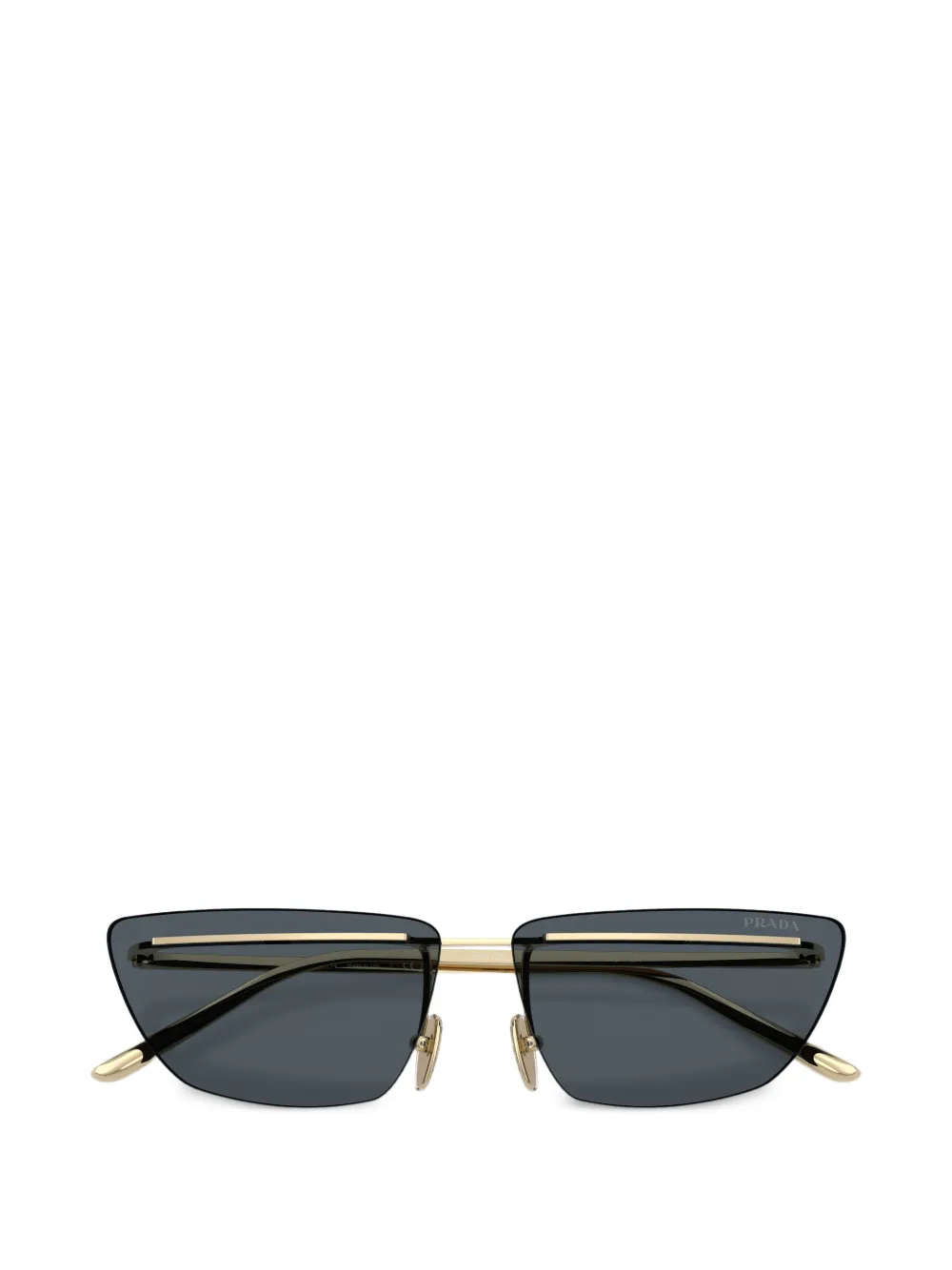 Prada Eyewear Zonnebril met cat-eye montuur Grijs
