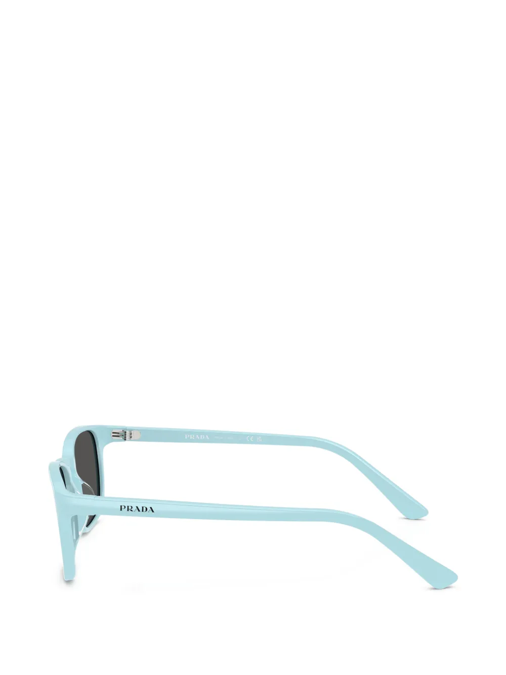 Prada Eyewear Zonnebril met vierkant montuur Blauw