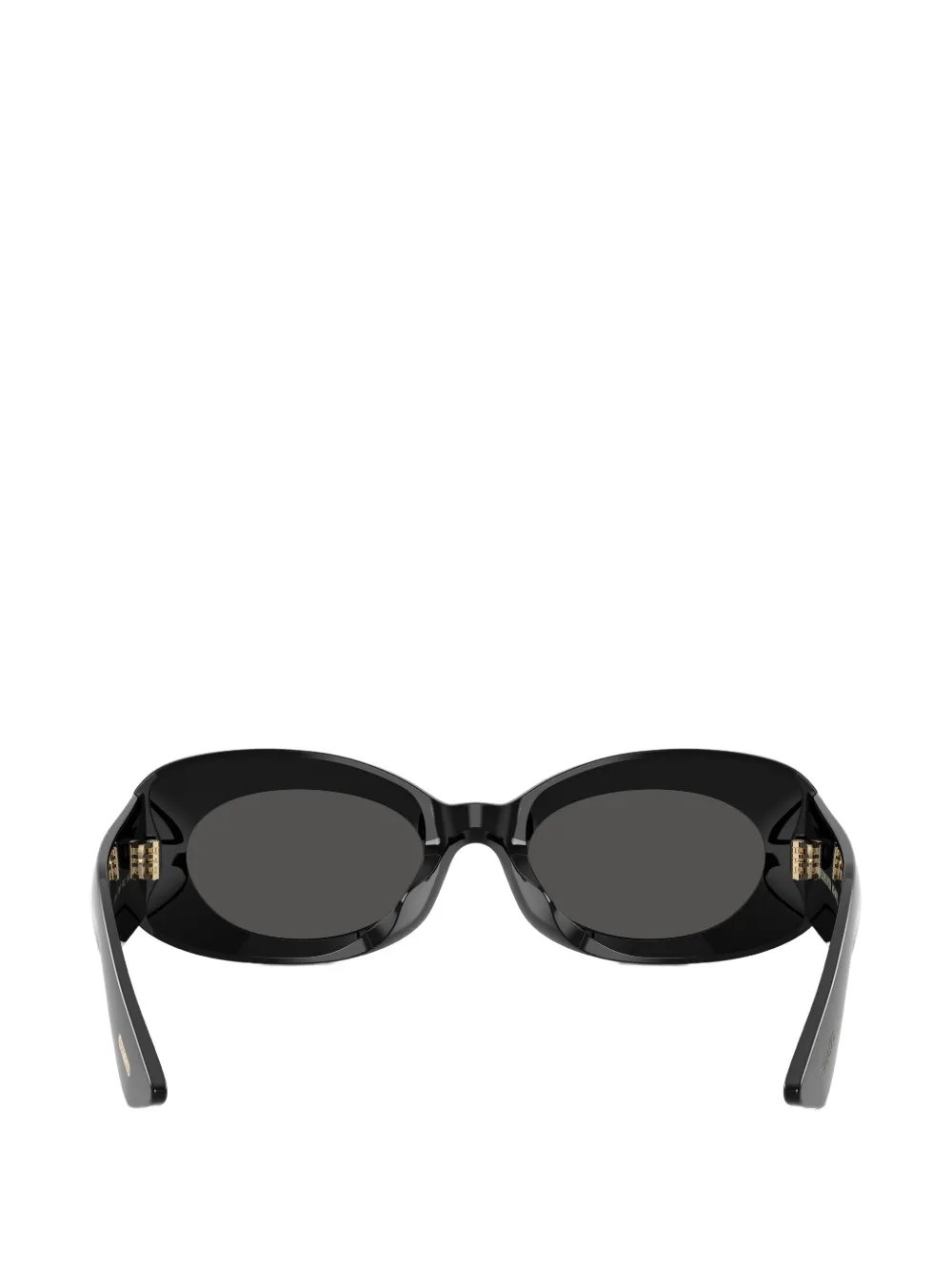 Oliver Peoples Zonnebril met ovalen montuur Zwart