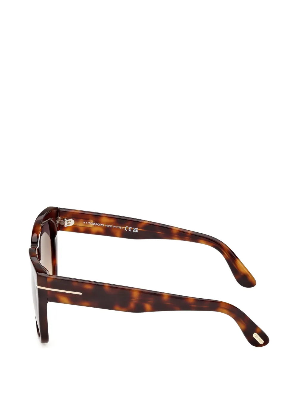 TOM FORD Eyewear Zonnebril met vierkant montuur Bruin