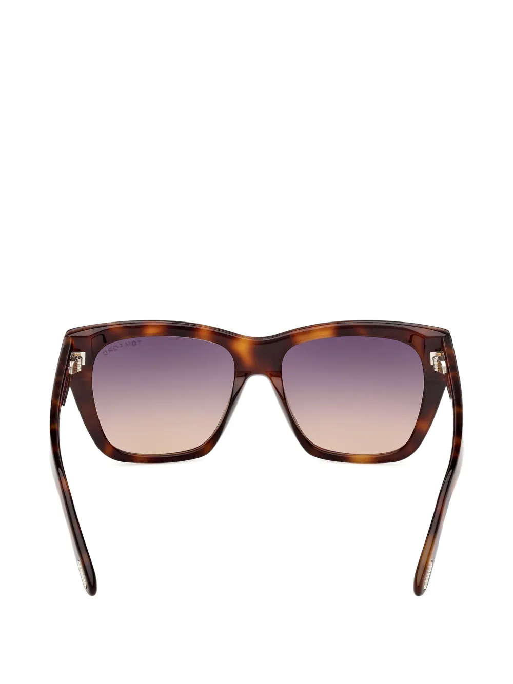TOM FORD Eyewear Zonnebril met vierkant montuur Bruin