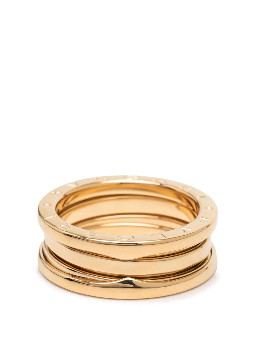 Bvlgari Pre-Owned 2010-2025 18K Yellow Gold B.Zero1 Three Band ring - Oro