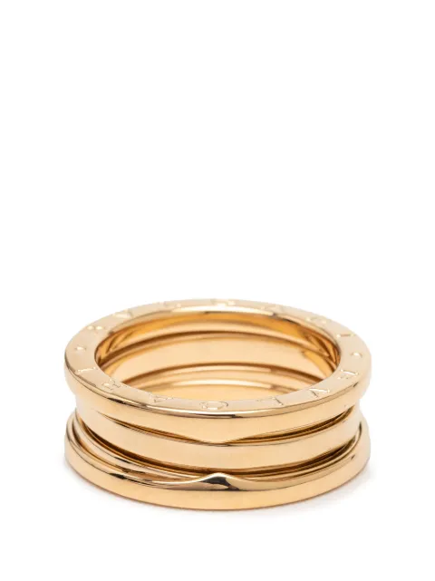 Bvlgari Pre-Owned 2010-2025 18K Yellow Gold B.Zero1 Three Band ring