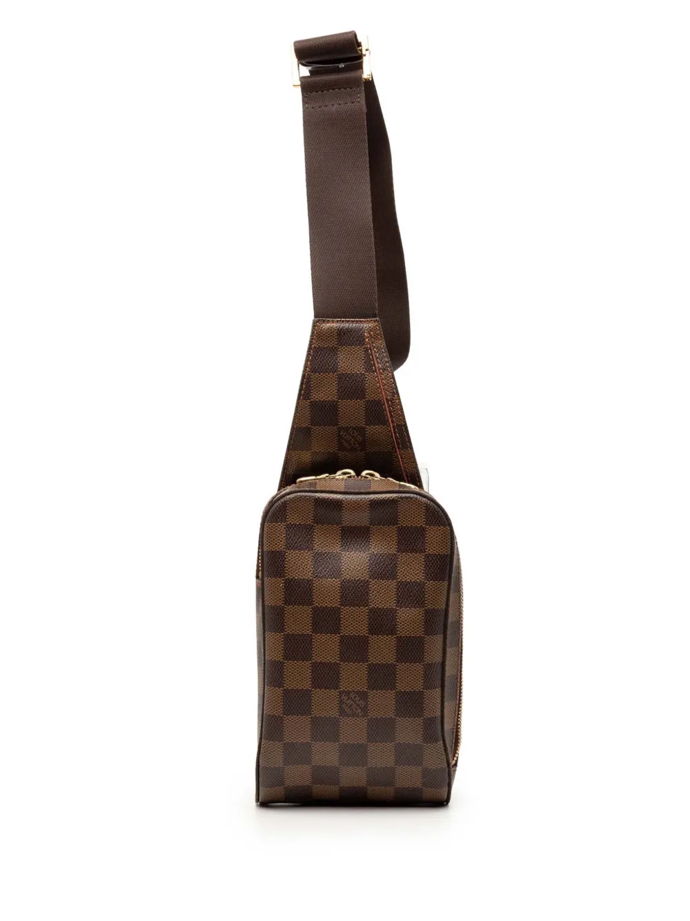 Louis Vuitton Pre-Owned 2005 Damier Ebene Geronimos crossbody bag - Marrone