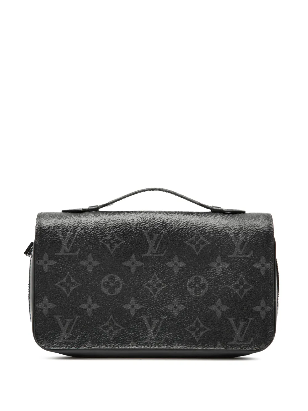 Louis Vuitton Pre-Owned 2018 Monogram Eclipse Zippy XL Wallet long wallets - Nero