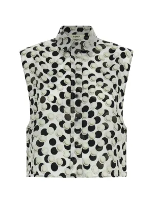 Dolce & Gabbana polka-dot Corset Top | White | FARFETCH
