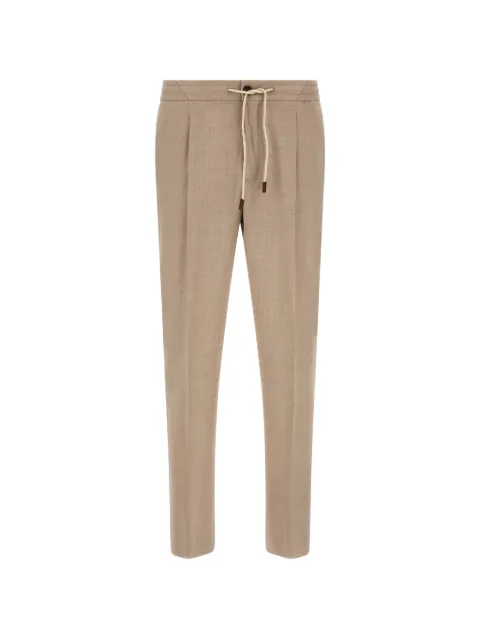 Incotex Modello pleat drawstring tailored trousers