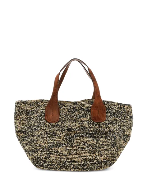 IBELIV raffia handle tote bag