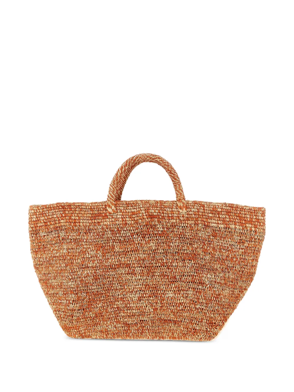  Ibeliv Vanilla Raffia Tote Bag - Orange 
