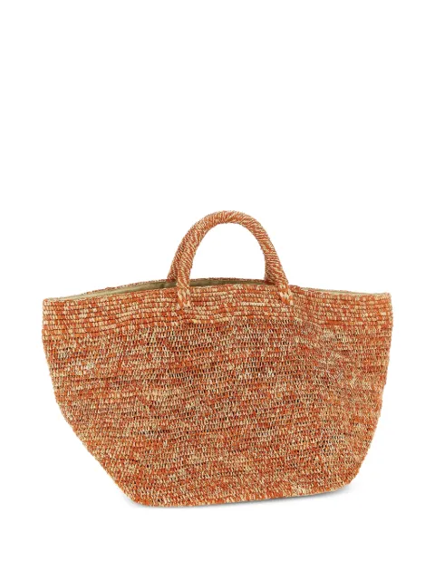 IBELIV Vanilla raffia tote bag