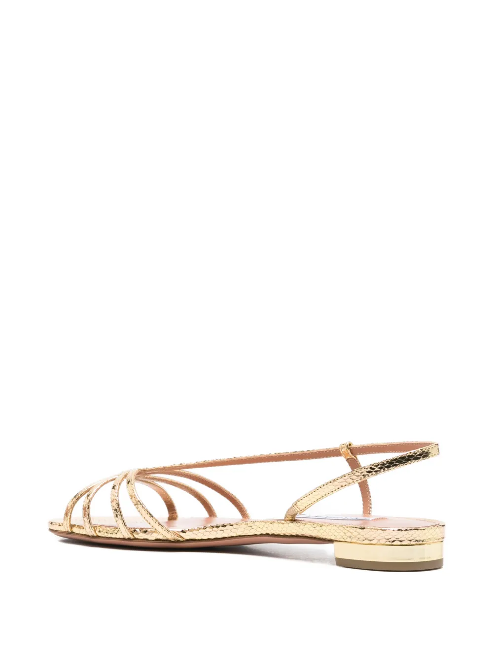 Aquazzura Talk To Me sandalen met bandjes Goud