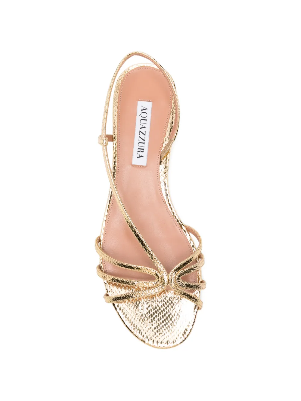 Aquazzura Talk To Me sandalen met bandjes Goud